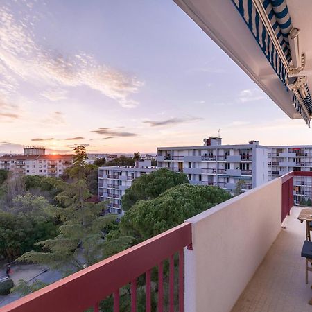 T4 82M2 - Ideal Location Moyenne Duree, 3 Chambres, Parking, Coucher De Soleil Montpellier Buitenkant foto