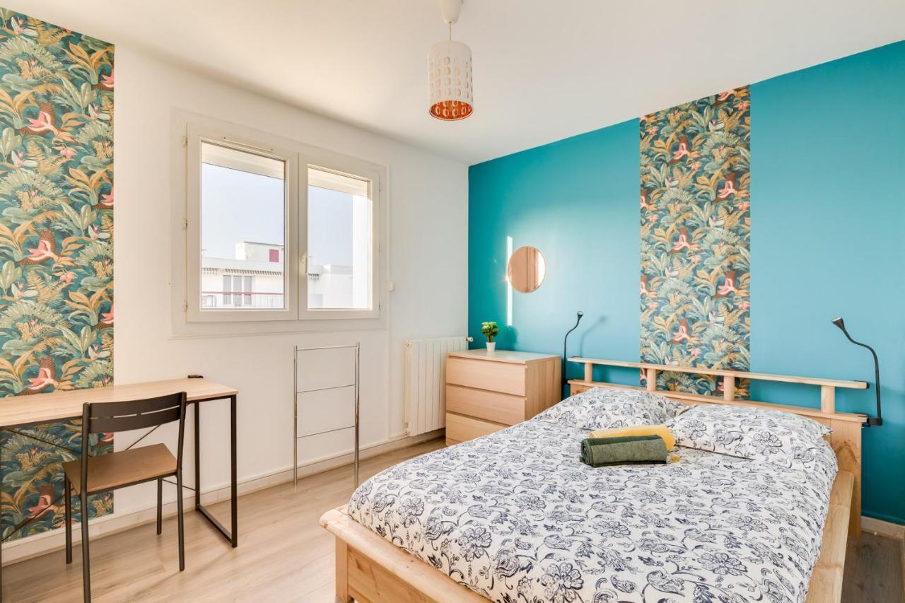 T4 82M2 - Ideal Location Moyenne Duree, 3 Chambres, Parking, Coucher De Soleil Montpellier Buitenkant foto
